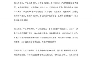 天猫月运营计划，天猫运营计划方案